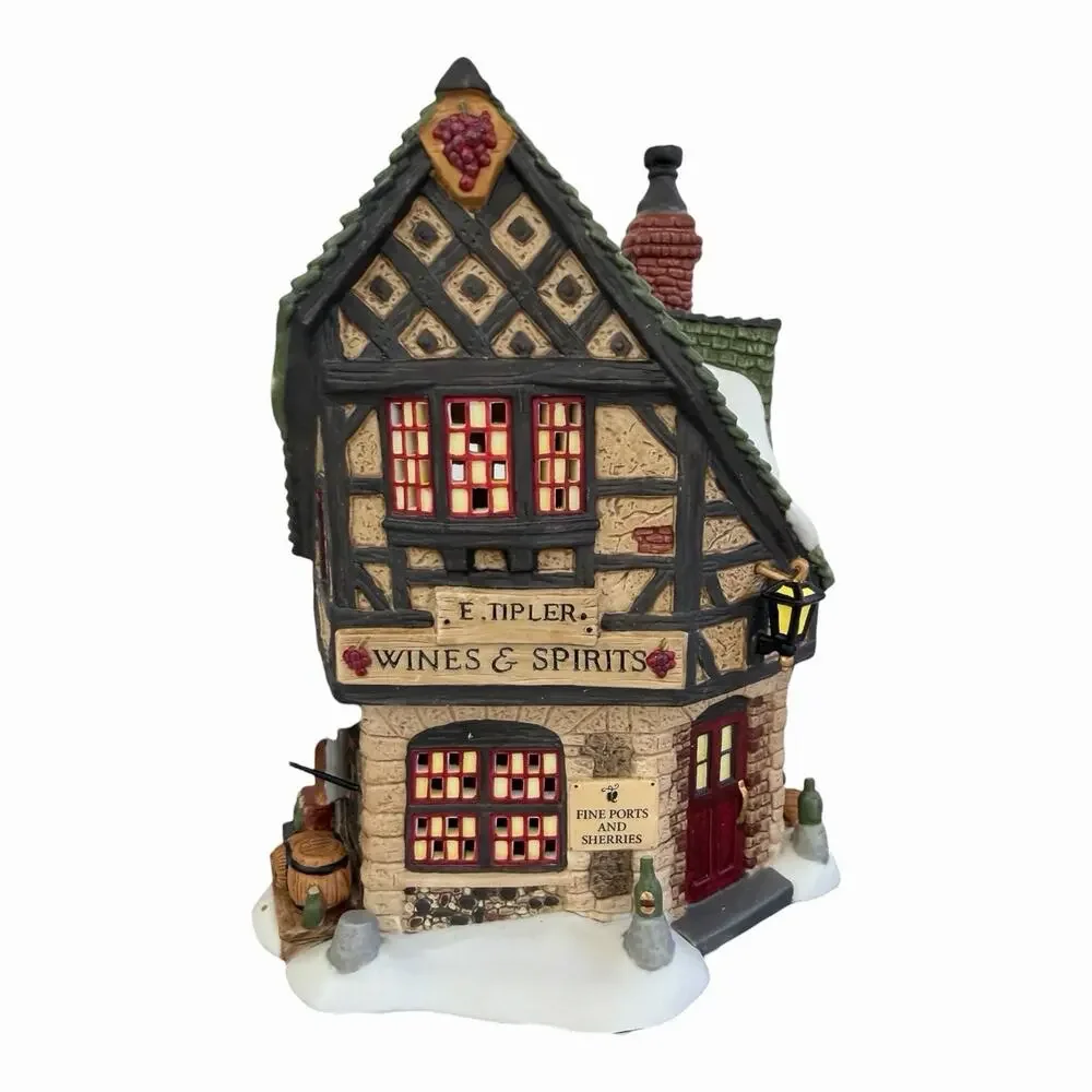VTG 2002 Dept 56 “E. Tipler Agent for Wine and Spirits” Dickens Village #58725